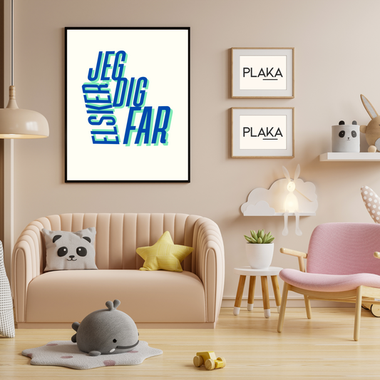 Jeg elsker dig far - Plakat